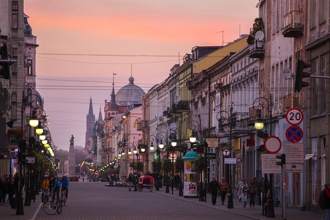 Łdź Street Scene.